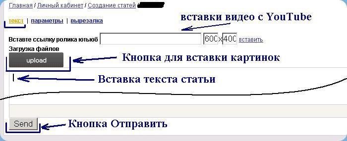 визуальный редактор